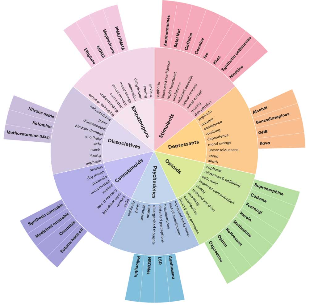 Australian Drug Foundation Drug Wheel