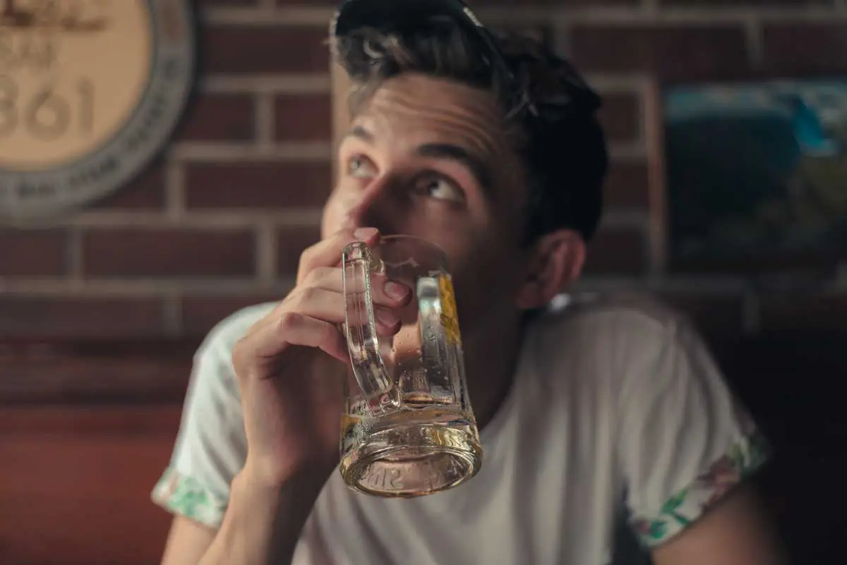 person drinking